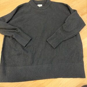 Aerie Women's Black Crewneck Sweater
